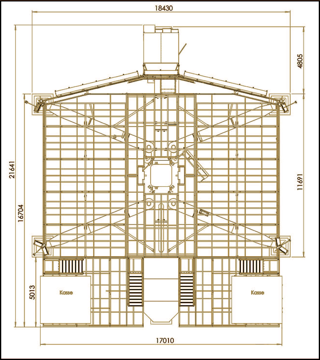 Aufstellungsplan Gravity Tower